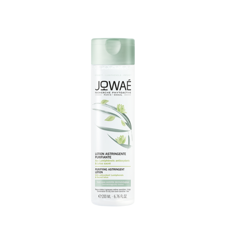 Jowae Lozione Viso Astringente - Lozione purificante per pelle mista e grassa - 200 ml