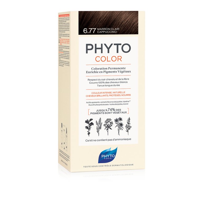 Phyto PhytoColor Tintura Colore 6.77 Marrone Chiaro Cappuccino