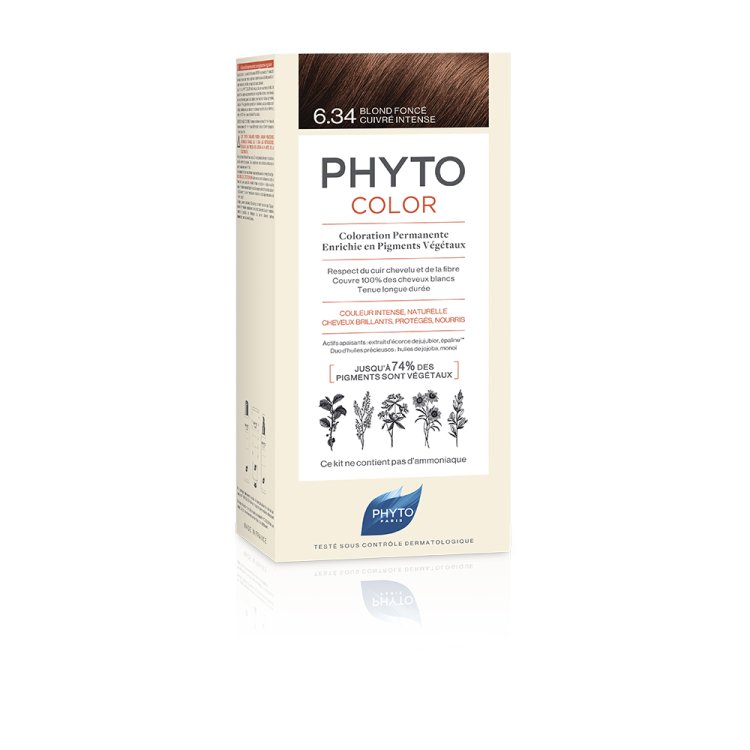Phyto Phytocolor Tintura Colore 6,34 Biondo Scuro Ramato Intenso