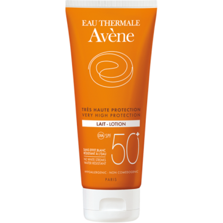 Eau Thermale Avene Latte Solare SPF 50+ -  Protezione molto alta - 100 ml