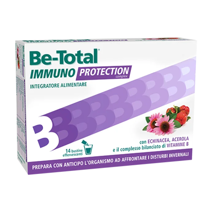 BeTotal Immuno Protection - Integratore alimentare per supportare le difese immunitarie - 14 bustine