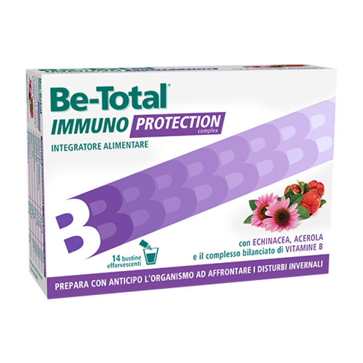BeTotal Immuno Protection - Integratore alimentare per supportare le difese immunitarie - 14 bustine