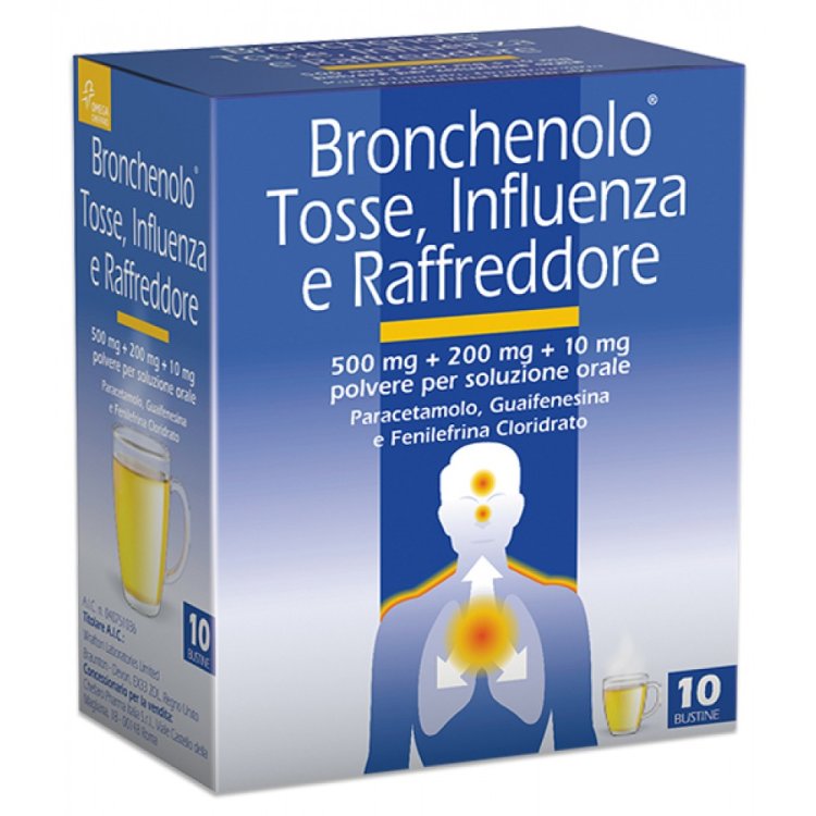 Bronchenolo Tosse Influenza Raffreddore 10 Bustine