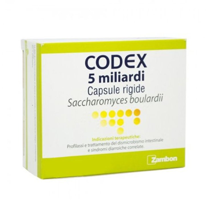 Codex 12 Capsule Rigide 5 Miliardi 250 mg