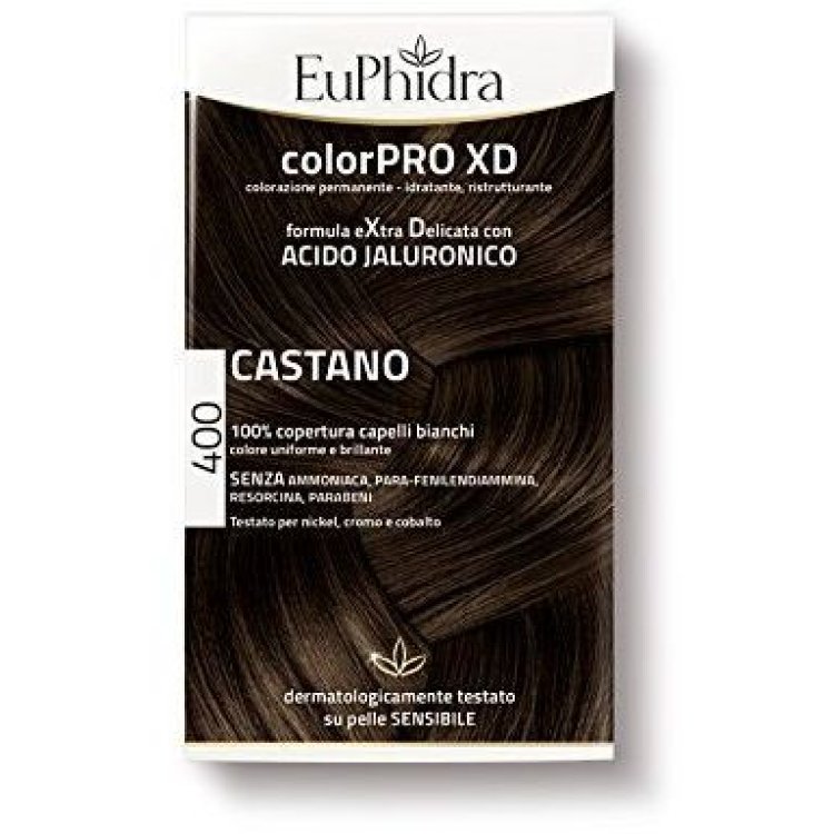 Euphidra ColorPRO XD Colorazione Permanente Tinta Numero 400 - Tinta capelli colore castano 