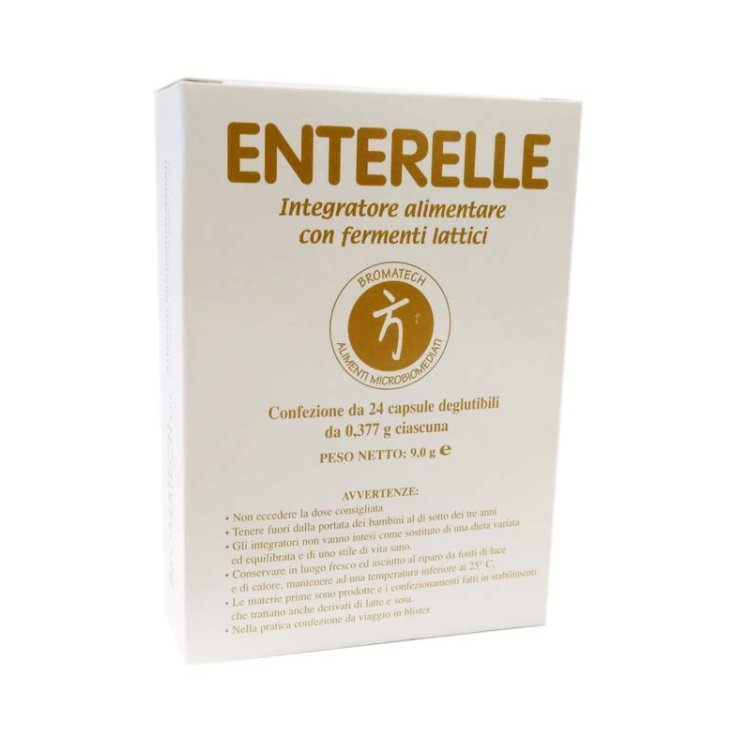 Enterelle - Integratore alimentare a base di fermenti lattici - 24 capsule