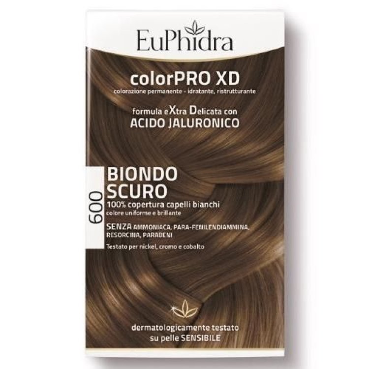 Euphidra ColorPRO XD Colorazione Permanente Tinta Numero 600 - Tinta capelli colore biondo scuro