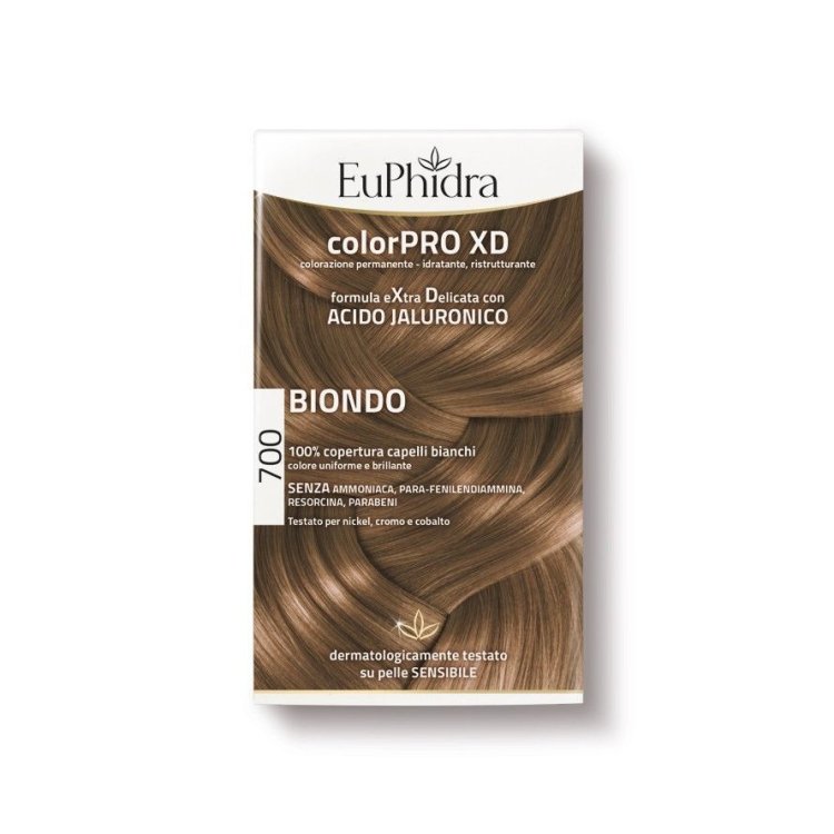 Euphidra ColorPRO XD Colorazione Permanente Tinta Numero 700 - Tinta capelli colore biondo
