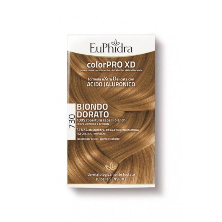 Euphidra ColorPRO XD Colorazione Permanente Tinta Numero 730 - Tinta capelli colore biondo dorato