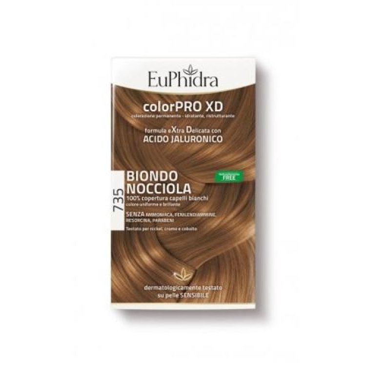 Euphidra ColorPRO XD Colorazione Permanente Tinta Numero 735 - Tinta capelli colore biondo nocciola
