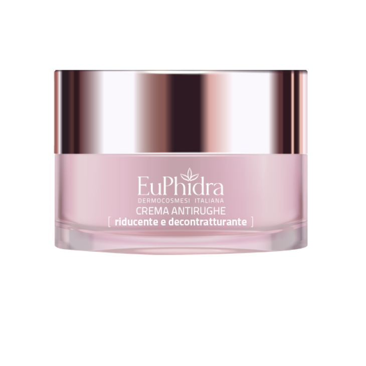 Euphidra Filler Suprema Crema Viso Antirughe 1.600 ppm - Crema riducente e decontratturante per rughe profonde - 50 ml