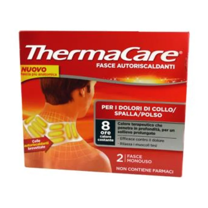 Thermacare Fascia Autoriscaldante Collo Spalla Polso 2 fasce