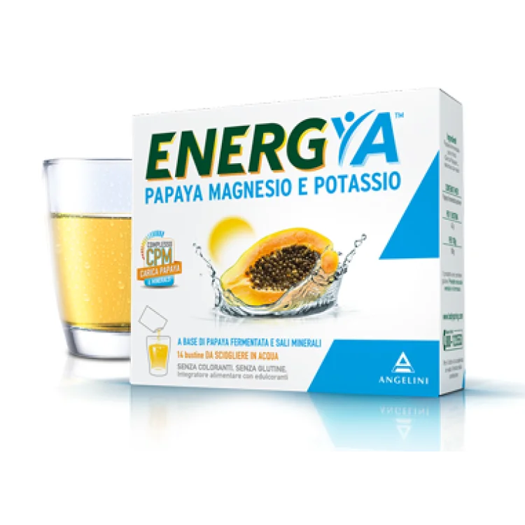 BODY SPRING Energya Papaya Fermentata Magnesio e Potassio 14 Bustine