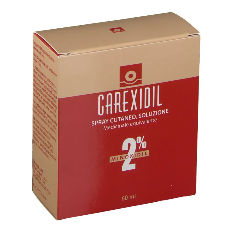 CAREXIDIL Soluzione Cutanea 2% 3 flaconi 60ml