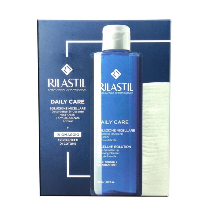 Rilastil Daily Care Soluzione Micellare 400ml + dischetti struccanti in omaggio