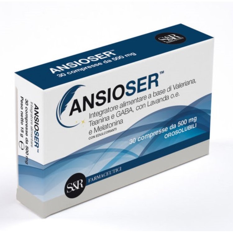 Ansioser - Integratore per combattere lo stress e l'insonnia - 30 compresse orosolubili