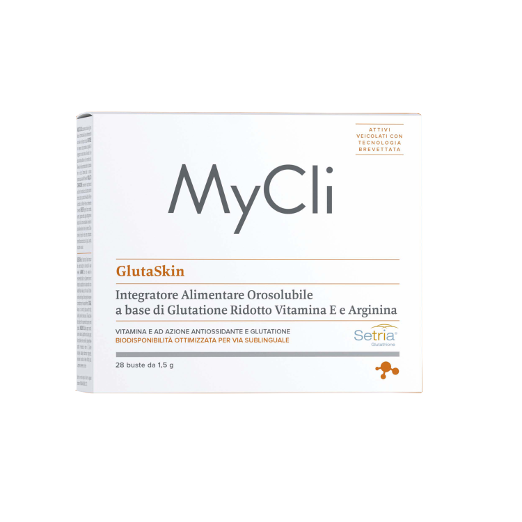 Mycli Glutaskin Integratore Antiossidante Pelle 28 Bustine
