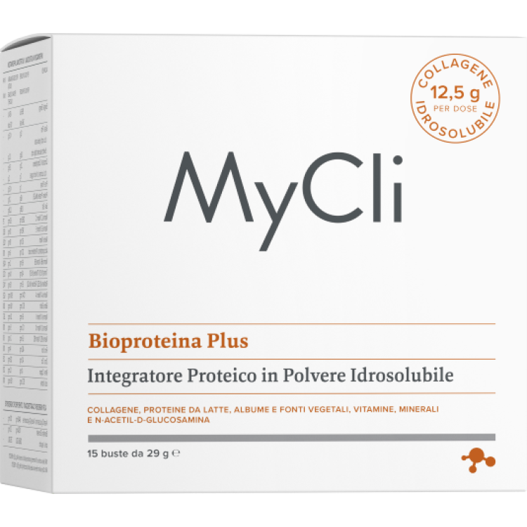 MyCli Bioproteina Plus - Integratore alimentare per la pelle - 15 buste