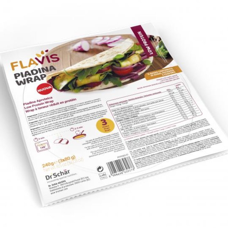 MEVALIA Flavis Piadina Aproteica 3x80g