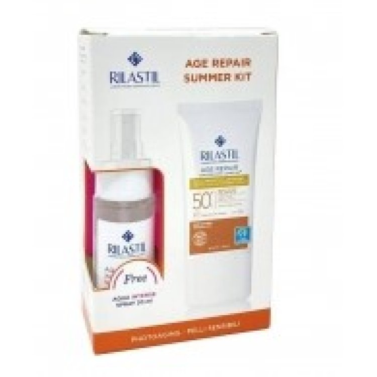 Rilastil Sun System Age Repair SPF50+ + Aqua Intense Spray - Summer Kit