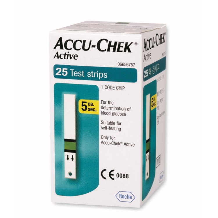 Accu-chek Active 25 Strisce per Glicemia