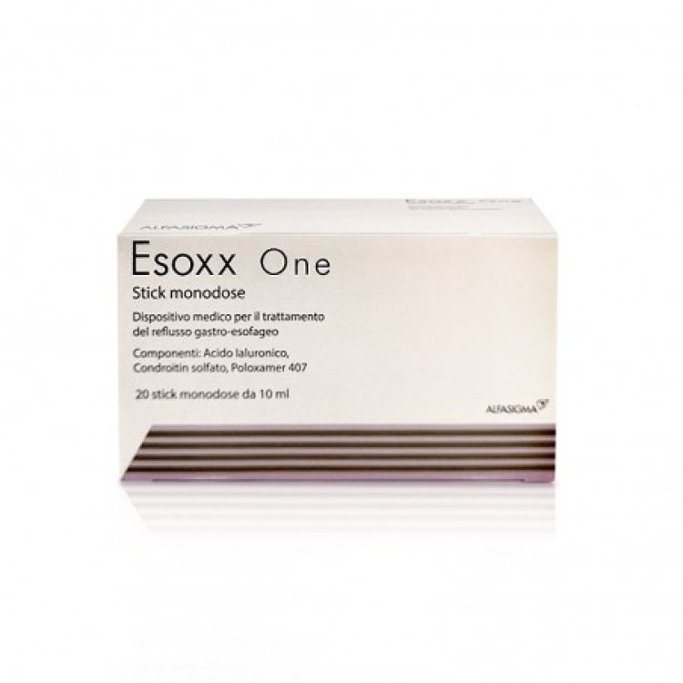 Esoxx One - Per il trattamento del reflusso gastro esofageo - 20 bustine Stick 10 ml