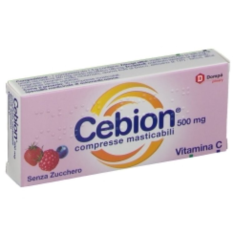 Cebion 500mg 20 Compresse Masticabili senza zucchero