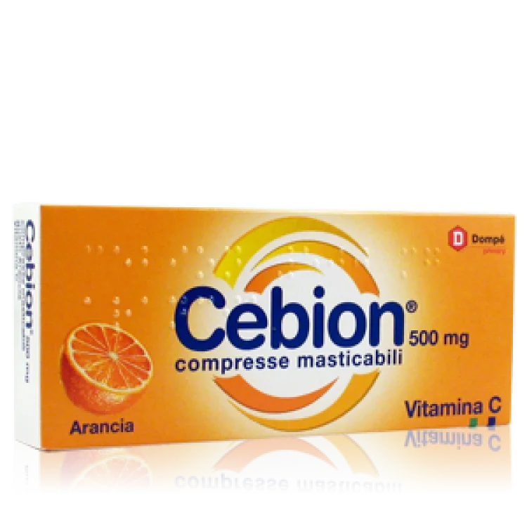Cebion 500mg 20 compresse Masticabili Arancia