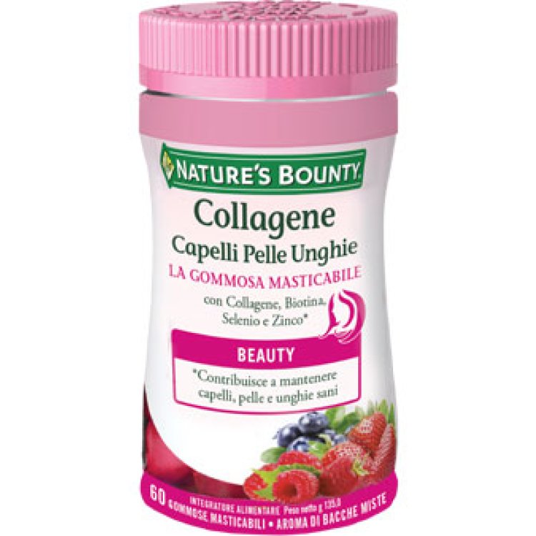 Collagene Capelli Pelle Unghie 60 Gommose Masticabili Green Remedies
