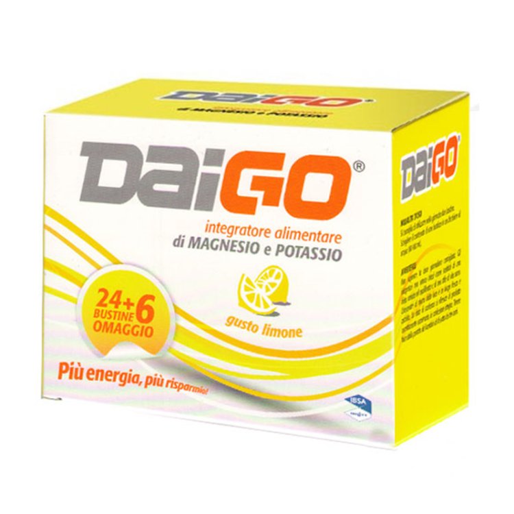 DAIGO Magnesio-Potassio Limone 24+6 Bustine