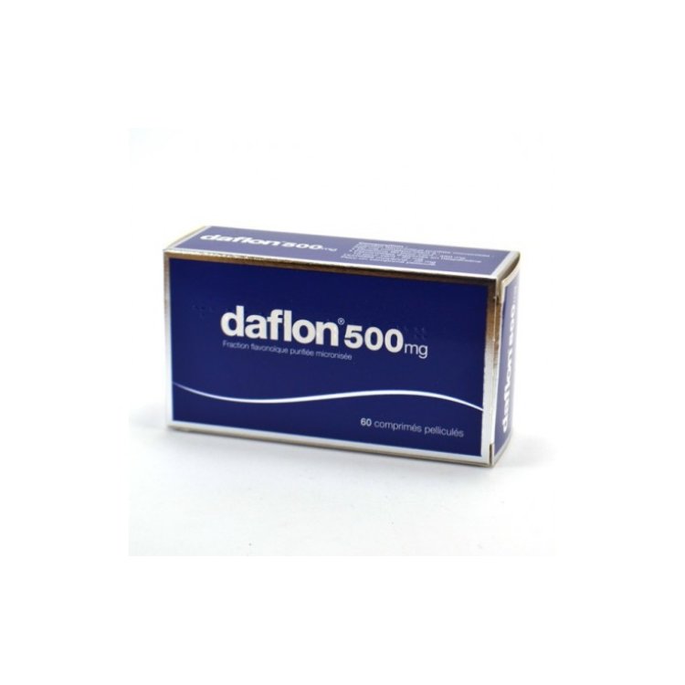 Daflon 500 - Trattamento di emorroidi e fragilità capillare - 60 compresse rivestite - 500 mg