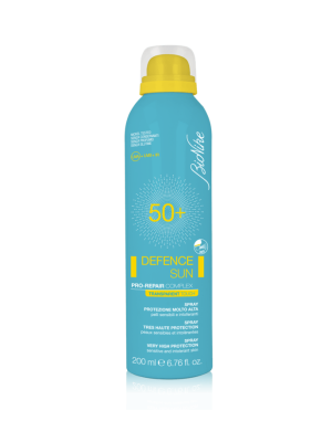 Defence Sun SPF 50+ Spray Solare - Protezione molto alta resistente all'acqua - Trasparent Touch - 200 ml