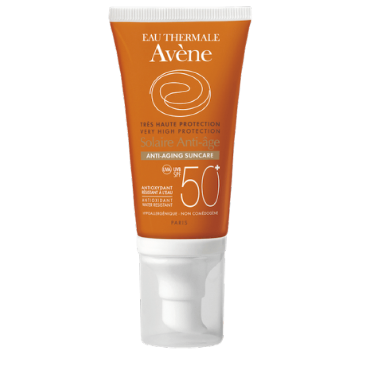 Eau Thermale Avene Crema Viso Anti-Età SPF 50+ - Protezione Solare Molto Alta per pelli sensibili - 50 ml
