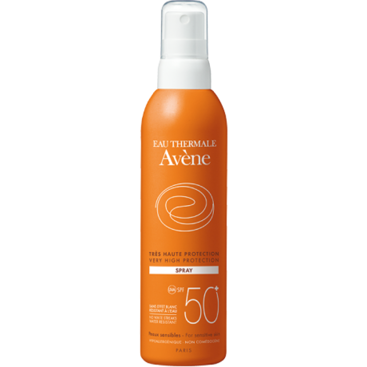 Eau Thermale Avene Spray Corpo SPF 50+ Protezione Solare Molto Alta 200 ml