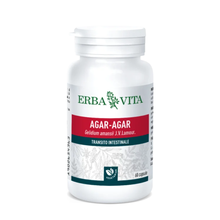 AGAR AGAR 60 Capsule 500 mg ErbaVita