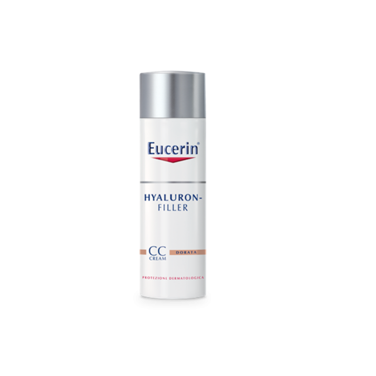 Eucerin Hyaluron Filler CC Cream Crema Antirughe Colorata 50 ml Tonalità Dorata 50 ml