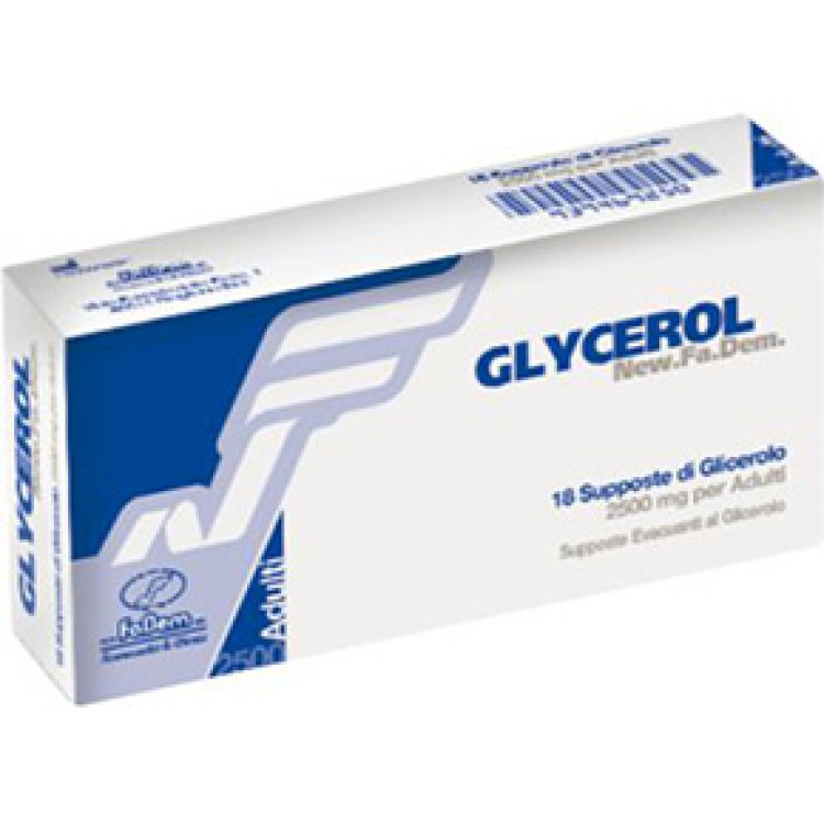 GLYCEROL 18 Supposte di Glicerina Adulti