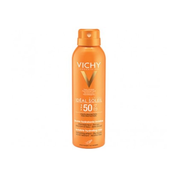 Vichy Ideal Soleil Spray Viso Invisibile SPF50 - Protezione solare molto alta per il viso - 75 ml