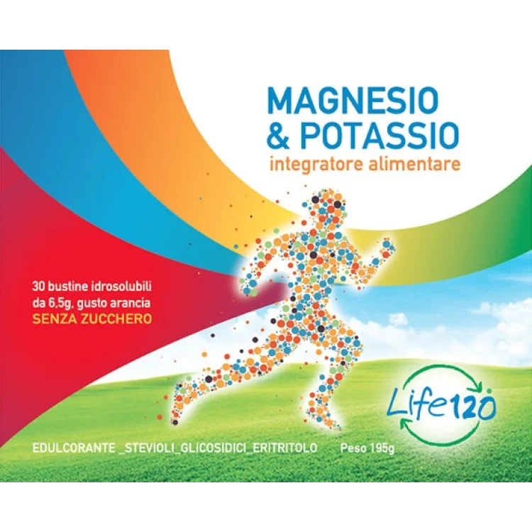 LIFE 120 Magnesio e Potassio 30 Bustine