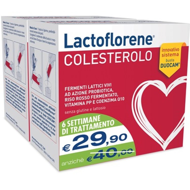 Lactoflorene Colesterolo 40 Buste (20+20) Bipack