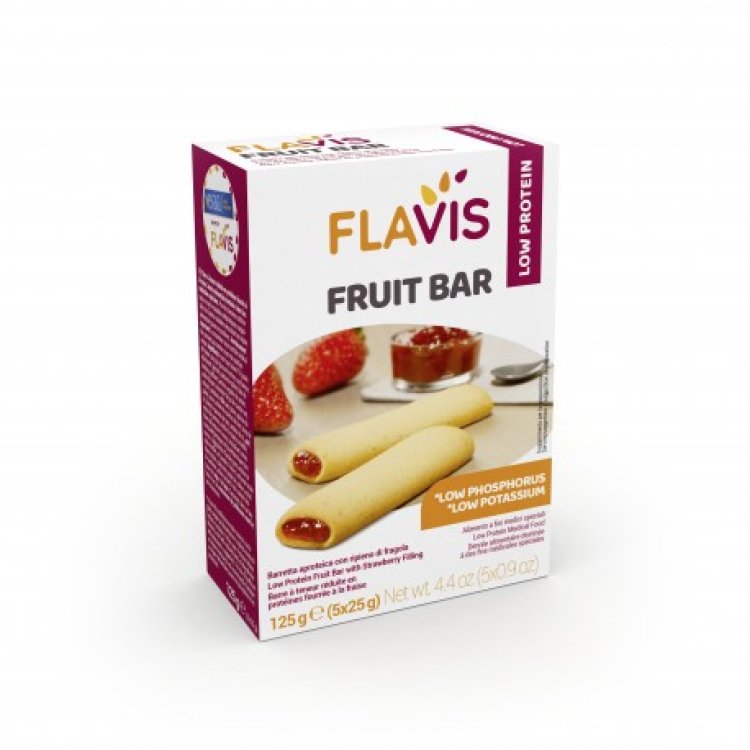 Mevalia Flavis Fruit Bar Barrette Aproteiche 125g