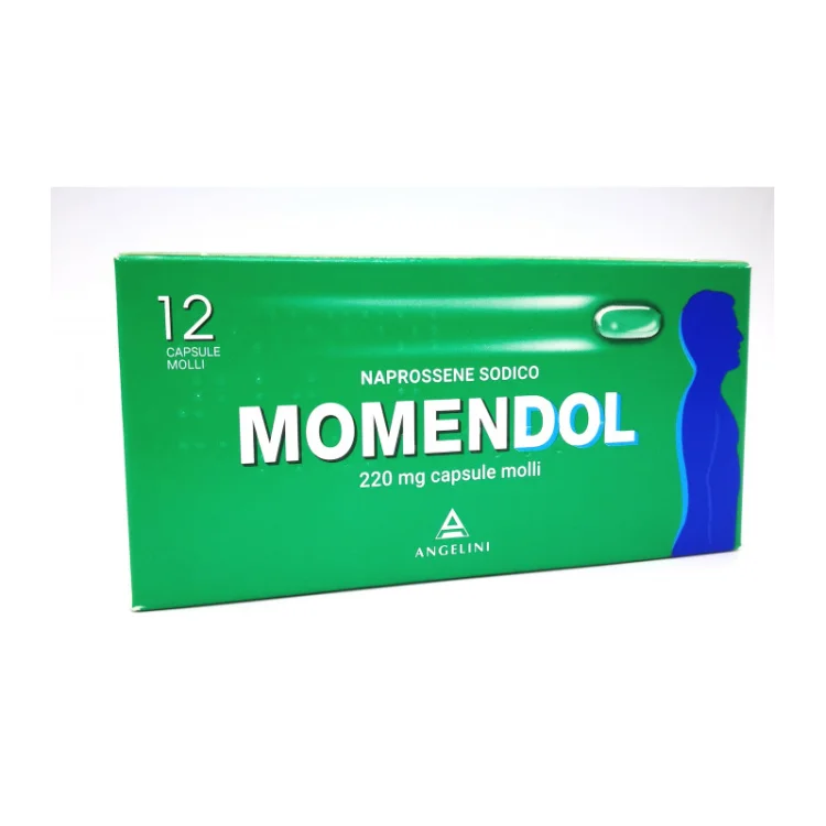 Momendol 12 Capsule Molli 220 mg