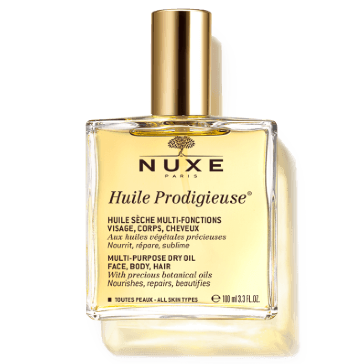 Nuxe Huile Prodigieuse  - Olio Prodigioso Secco Multifunzione per Viso Corpo e Capelli - 100 ml