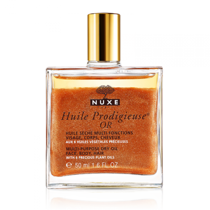 Nuxe Huile Prodigieuse Or Olio Prodigioso Secco Multifunzione Viso Corpo e Capelli 50 ml