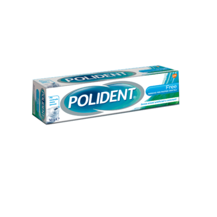 Polident Free Adesivo per Dentiere Ipoallergenico 70 g