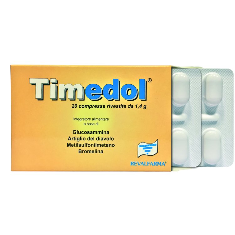 Timedol - Integratore alimentare per il benessere delle articolazioni - 20 compresse