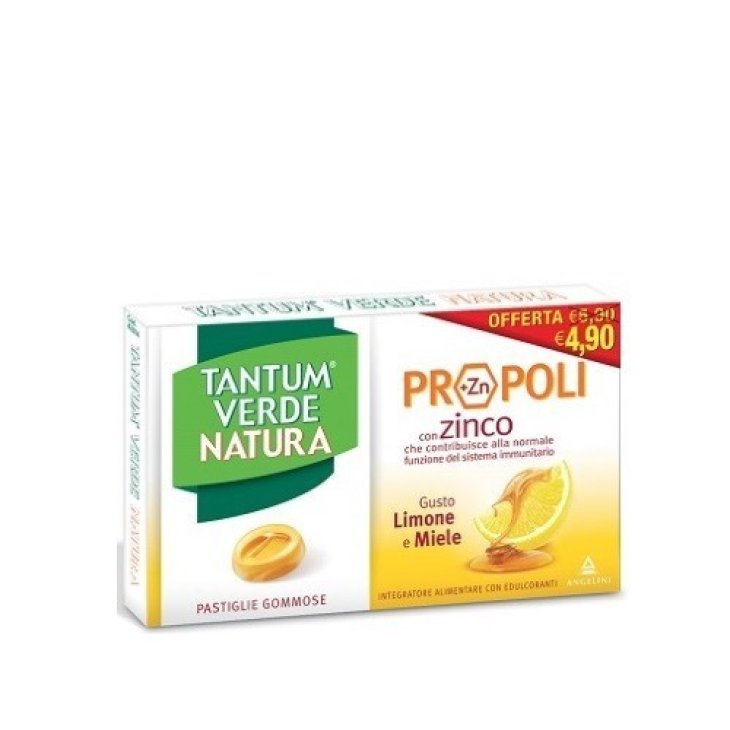 Tantum Verde Natura 15 Pastiglie Gommose Limone e Miele