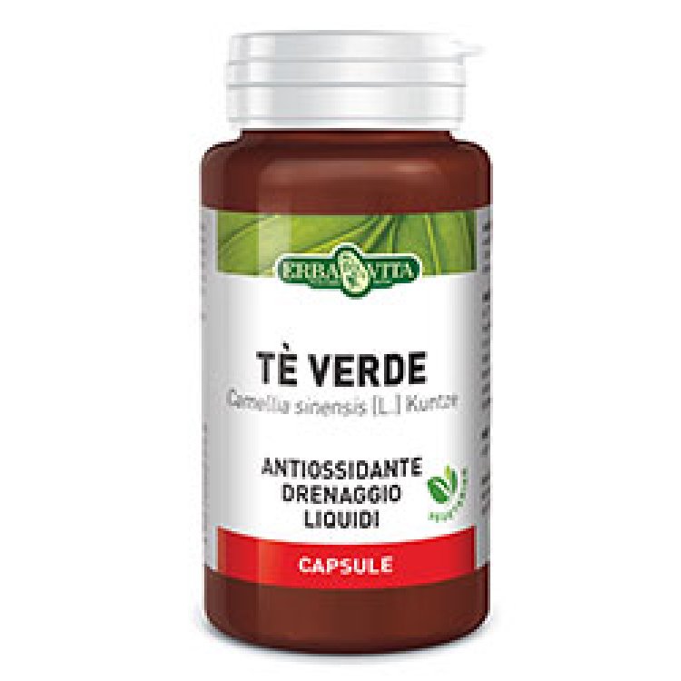 Tè Verde 60 Capsule Monoplanta 400 mg Integratore Alimentare The ErbaVita
