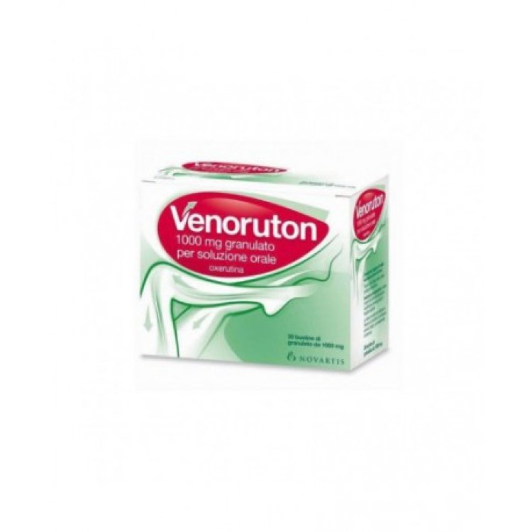 Venoruton - Trattamento dei sintomi da insufficienza venosa e fragilità capillare - 30 buste da 1 g