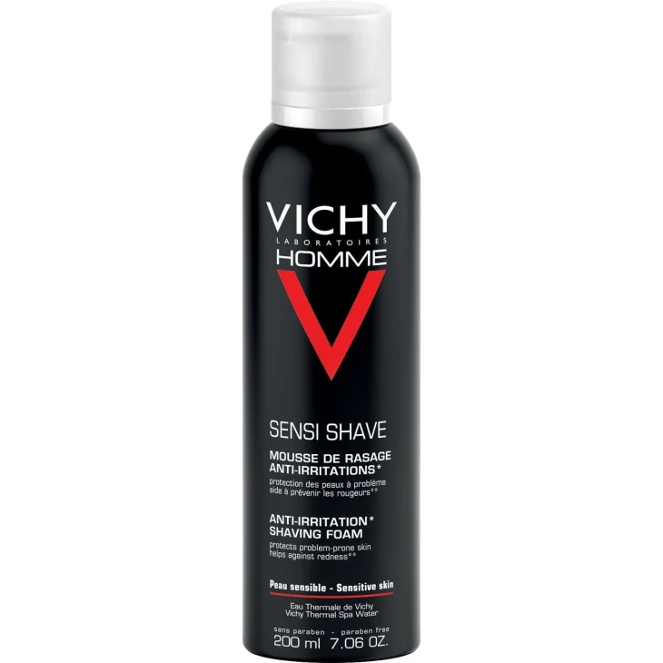 Vichy Homme Schiuma da Barba Pelli Sensibili 200 ml